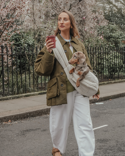 By Teddy Marshmallow | The Quilted Sling hordozó
