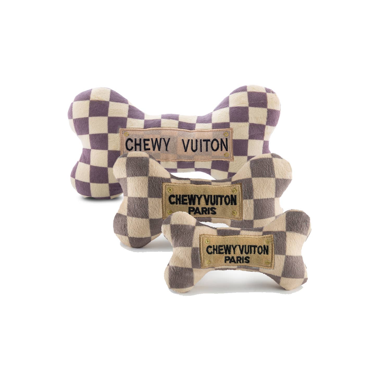 Chewy Vuiton csontalakú kutyajáték
