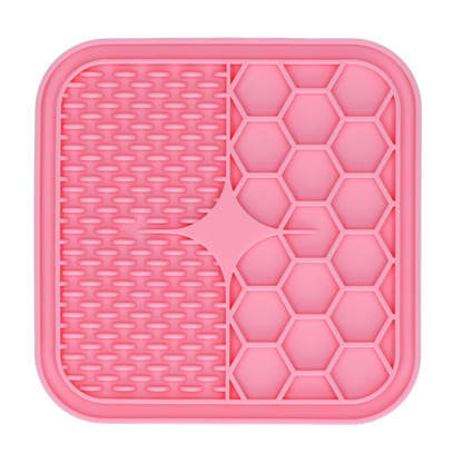 Eat Slow Live Longer Lick Mat Pink