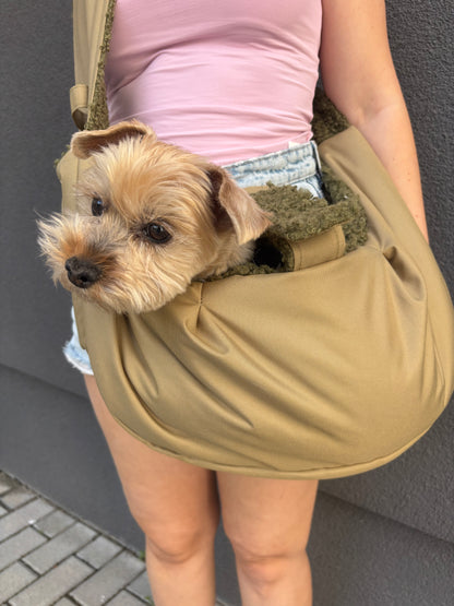 Elite Puppy Khaki kutyahordozó táska