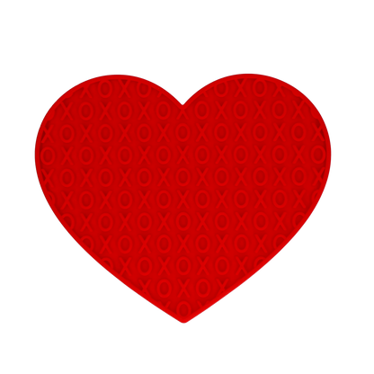 Eat Slow Live Longer Lick Mat Lovely Red