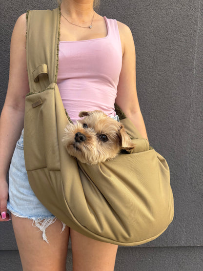 Elite Puppy Khaki kutyahordozó táska