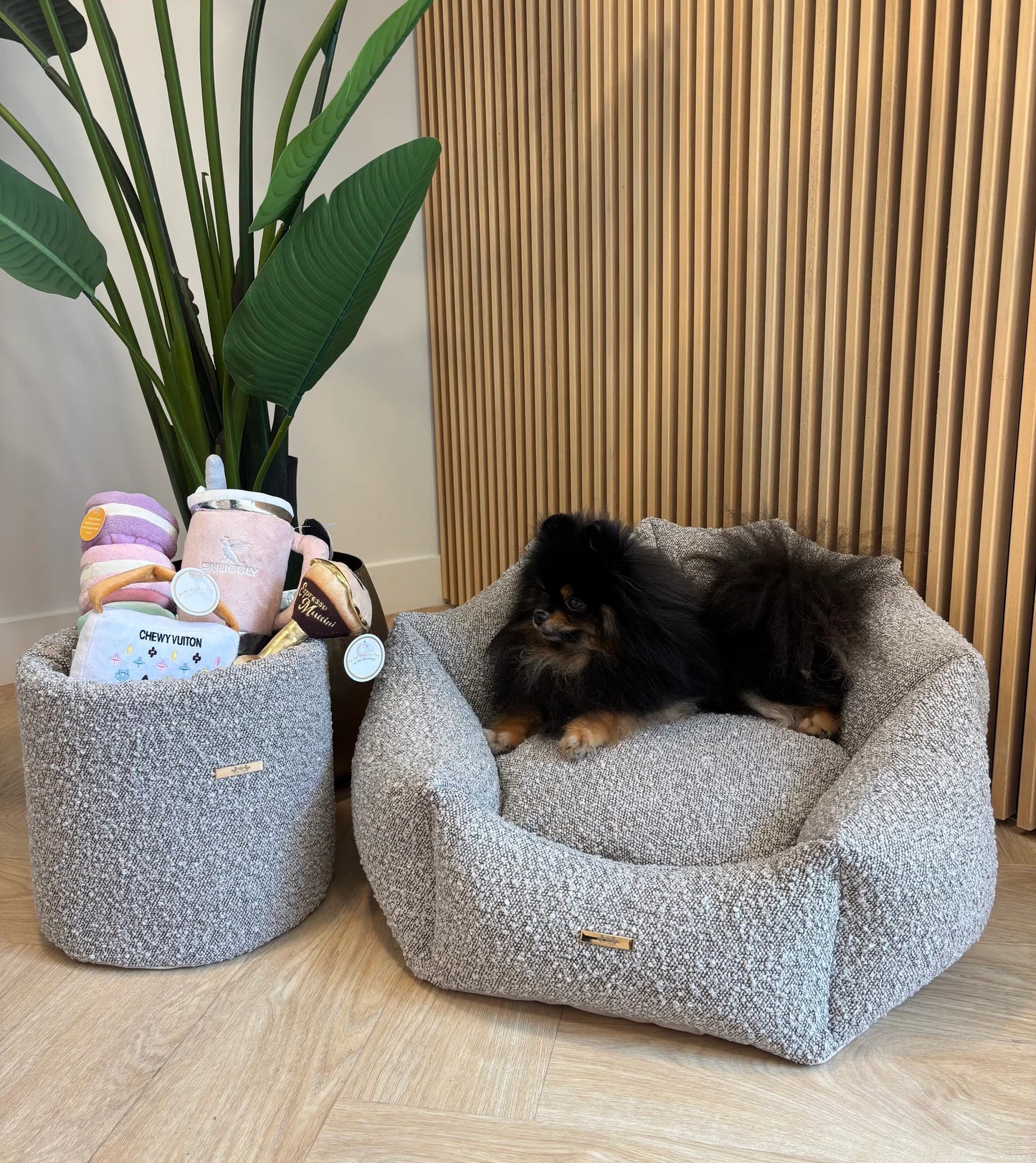 Elite Puppy luxus szett fekhely + játéktároló box