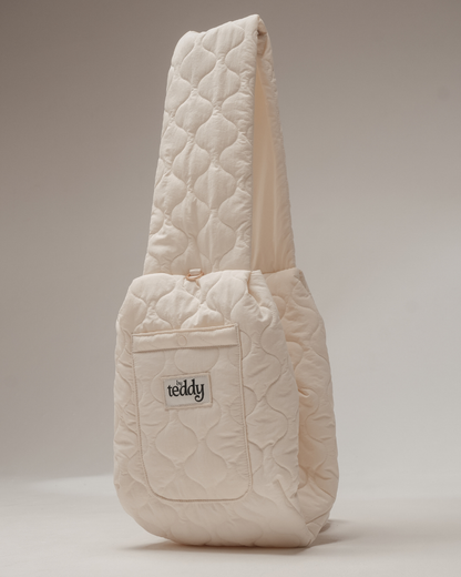 By Teddy Marshmallow | The Quilted Sling hordozó