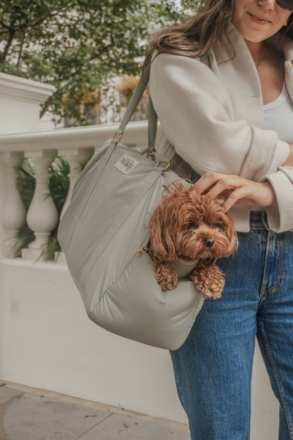 By Teddy The Puffer Carrier Matcha - Kutyahordozó táska