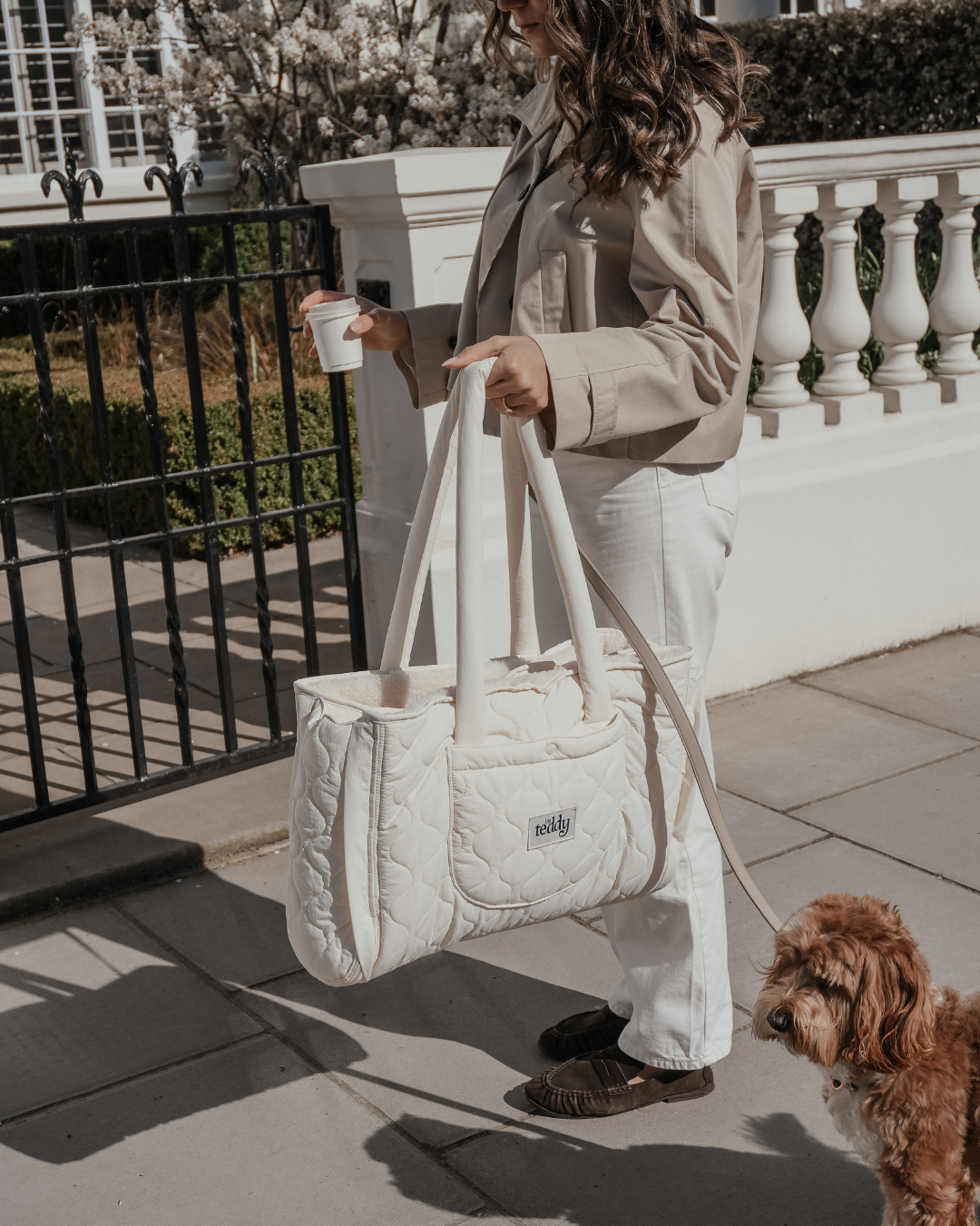 By Teddy - Quilted Settle Mat Tote Kutyahordozó táska