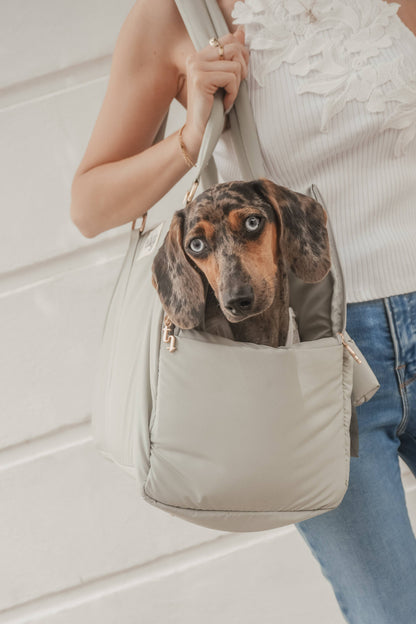 By Teddy The Puffer Carrier Matcha - Kutyahordozó táska