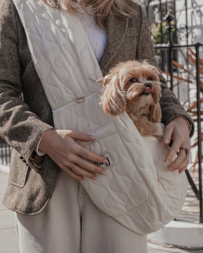By Teddy Marshmallow | The Quilted Sling hordozó