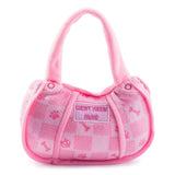 Pink Chewy Vuiton kézitáska kutyajáték