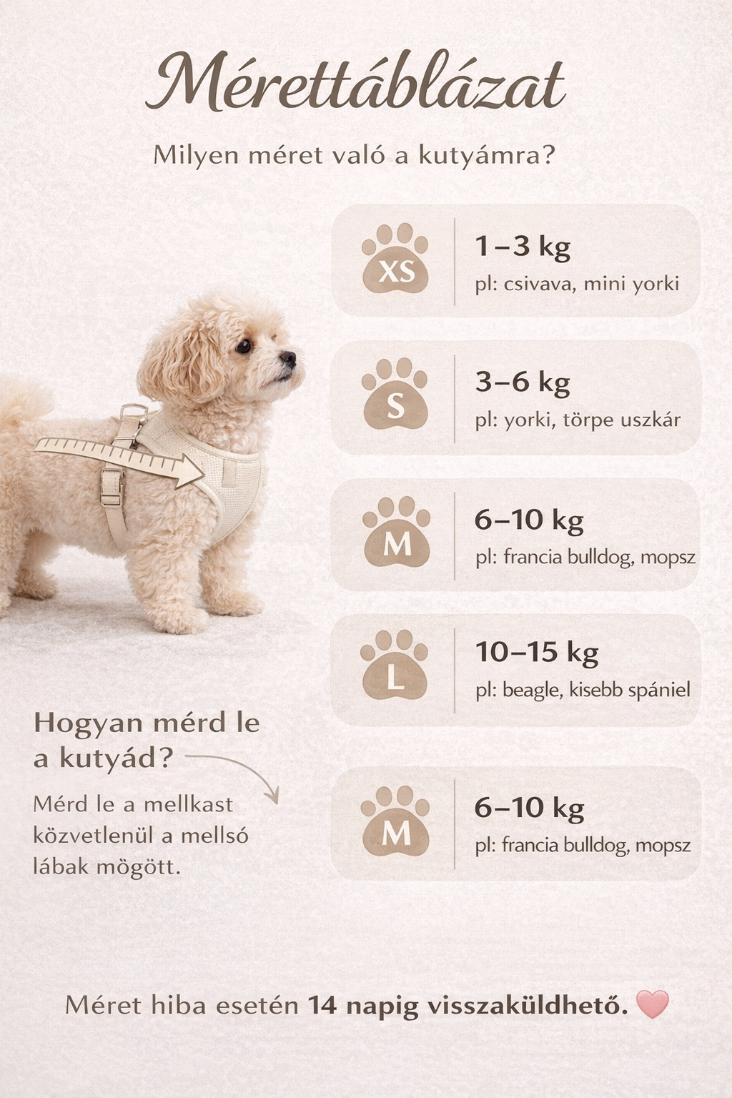 Puppia Dotty tavaszi kutyahám