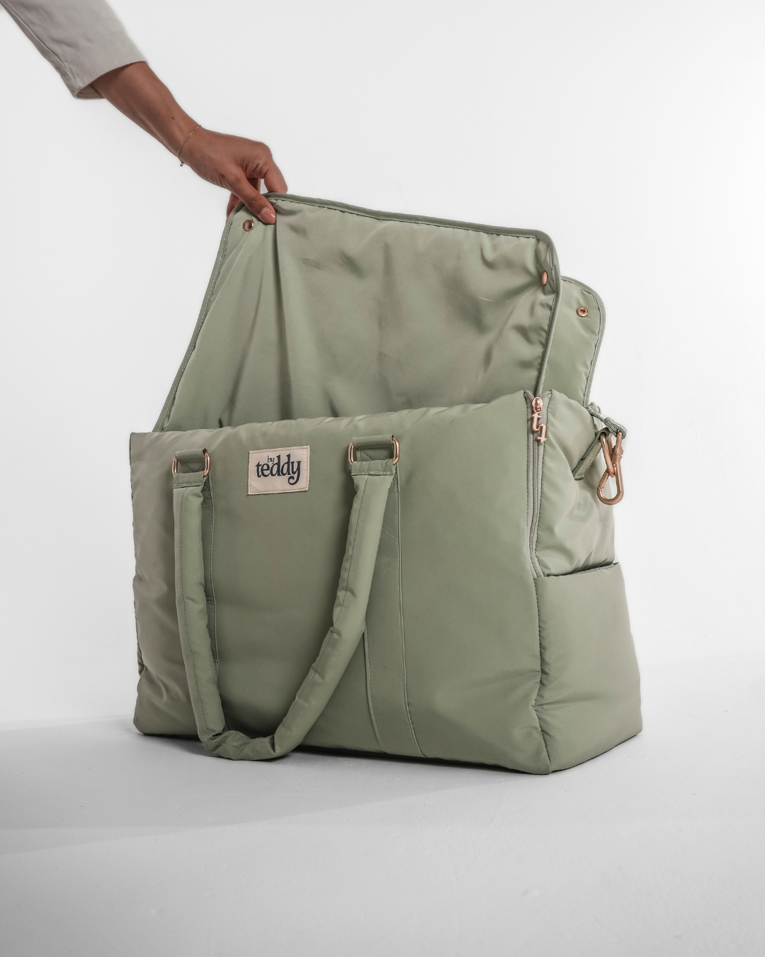 By Teddy The Puffer Carrier Matcha - Kutyahordozó táska
