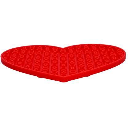 Eat Slow Live Longer Lick Mat Lovely Red