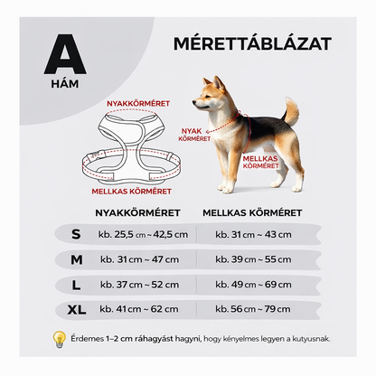 PUPPIA Mancsmintás hám