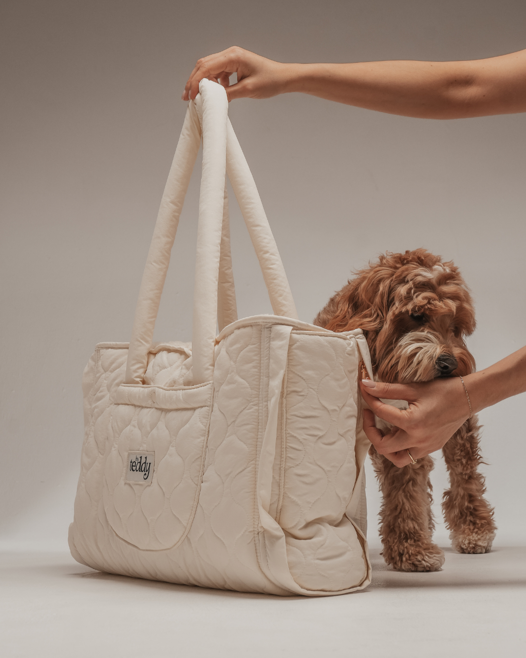 By Teddy - Quilted Settle Mat Tote Kutyahordozó táska