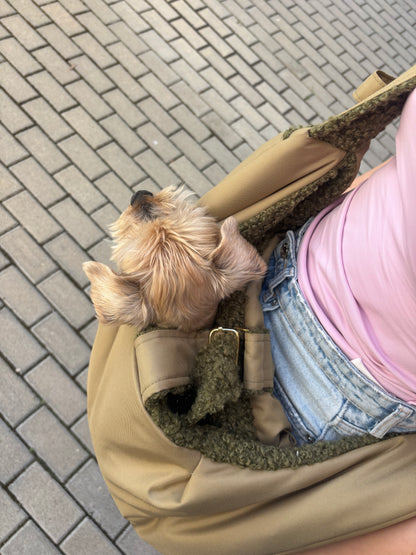 Elite Puppy Khaki kutyahordozó táska