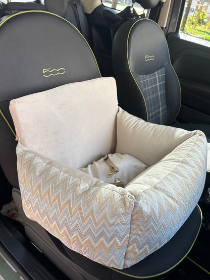 Elite Puppy kutya autósülés bézs színben