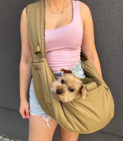 Elite Puppy Khaki kutyahordozó táska