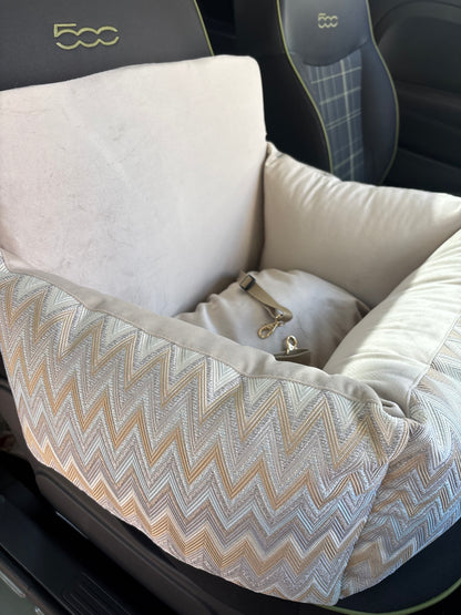 Elite Puppy kutya autósülés bézs színben