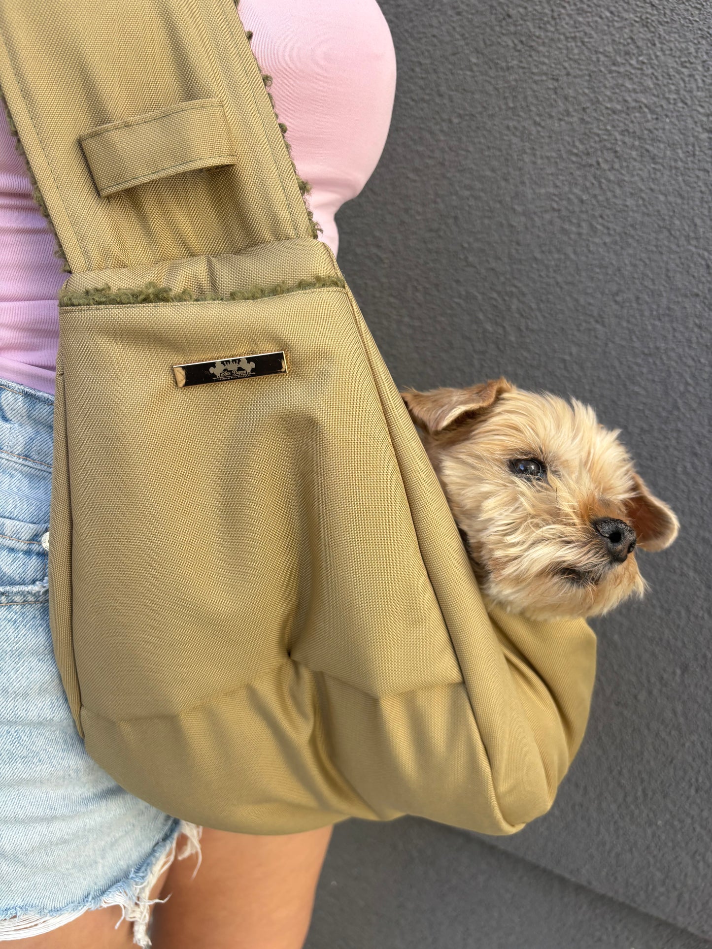 Elite Puppy Khaki kutyahordozó táska