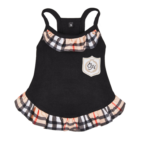 Chloé's Home Milánó fekete kutyaruha