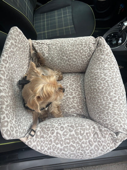 Elite Puppy leopárd mintás autósülés