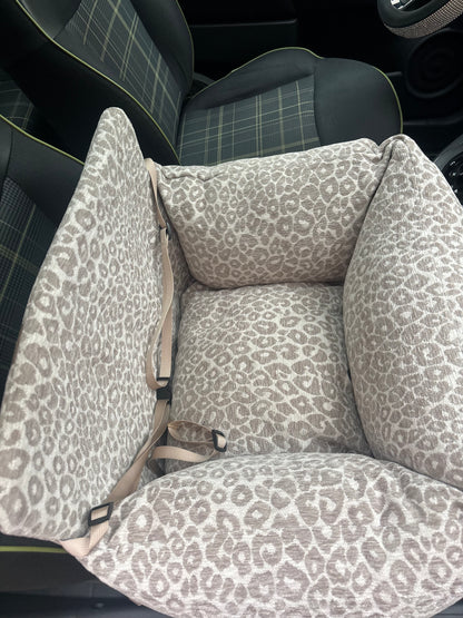 Elite Puppy leopárd mintás autósülés