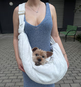Elite Puppy Velvet fehér hordozó