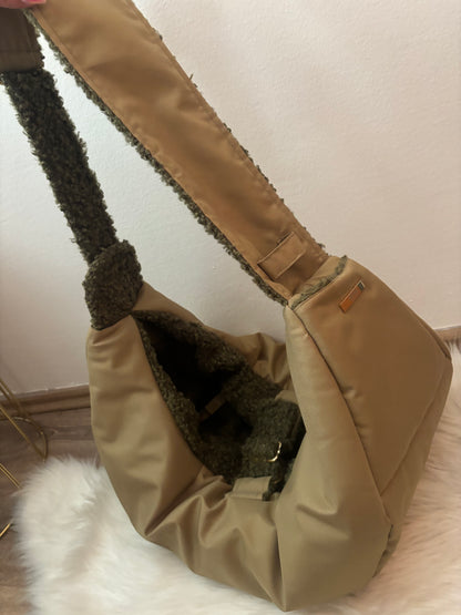 Elite Puppy Khaki kutyahordozó táska