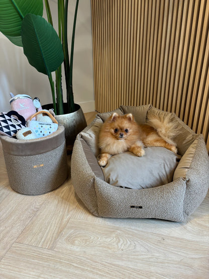 Elite Puppy szett luxus kutyaágy + játéktároló box