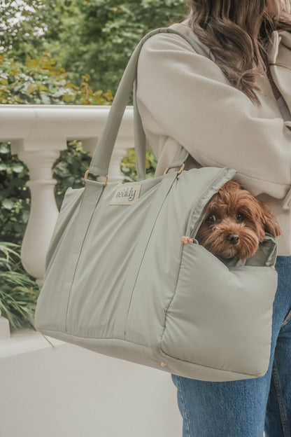 By Teddy The Puffer Carrier Matcha - Kutyahordozó táska