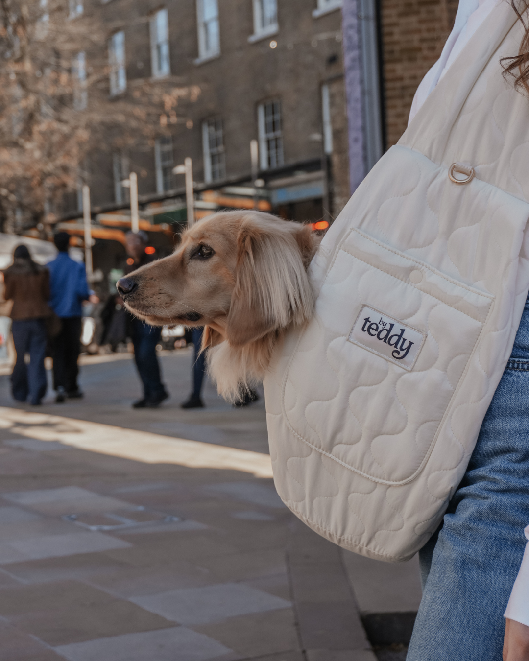By Teddy Marshmallow | The Quilted Sling hordozó
