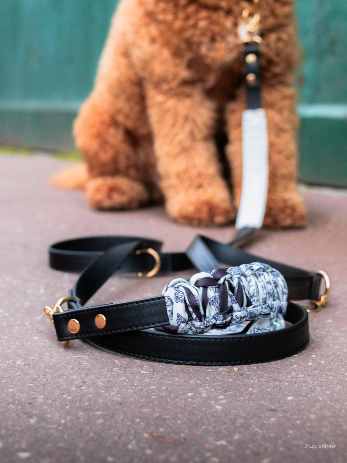 Blue Pup Hands-Free Prémium Póráz 3 az 1-ben műbőr