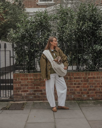 By Teddy Marshmallow | The Quilted Sling hordozó