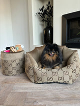 Beige GG Designer fekhely