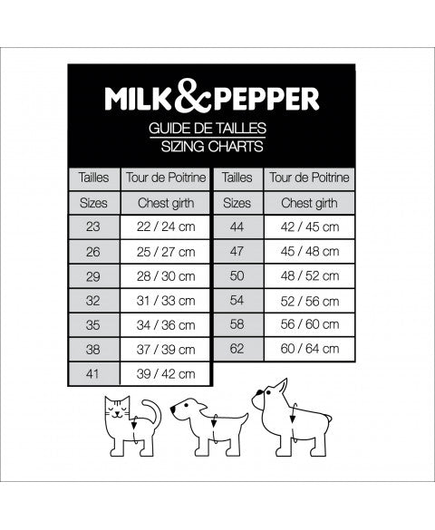 Milk and Pepper Monty téli kutyahám