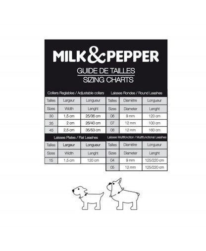 Milk & Pepper Állítható nyakörv